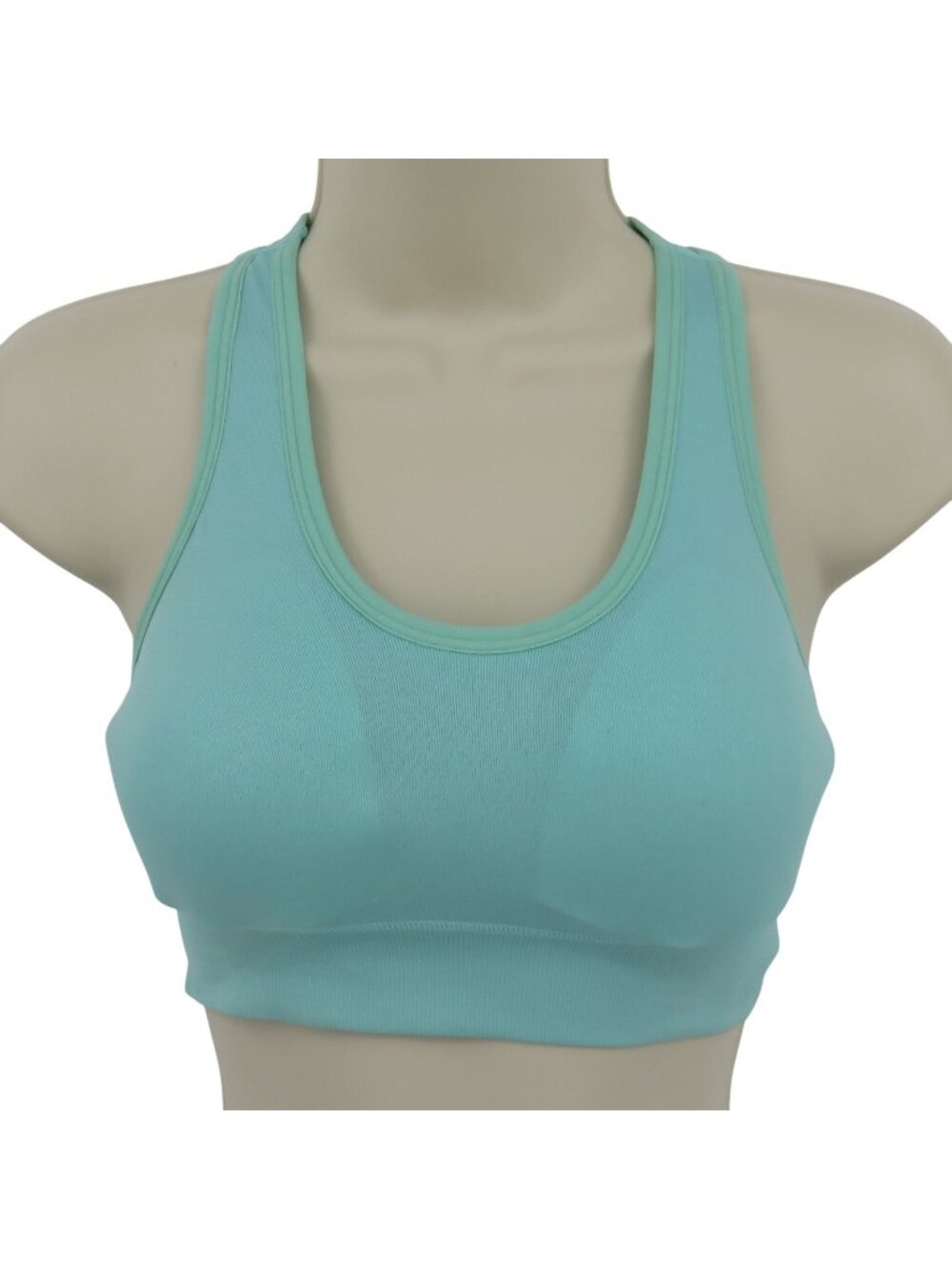 Pro Fit Women Small Aqua Green Racerback Sports Bra Removable Padding Wireless
